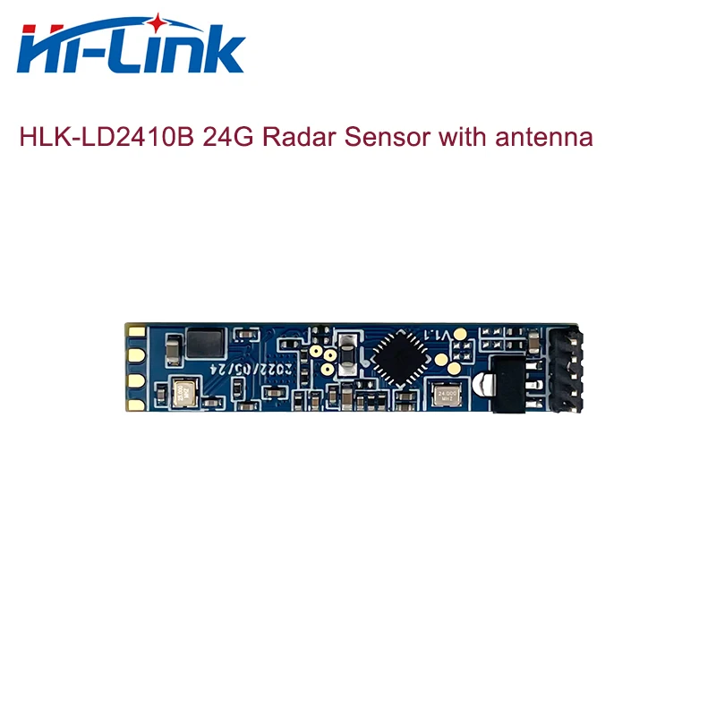 HiLink 10 Buah HLK-LD2410B MmWave 24G Modul Deteksi Sensor Radar Kehadiran Manusia 5M