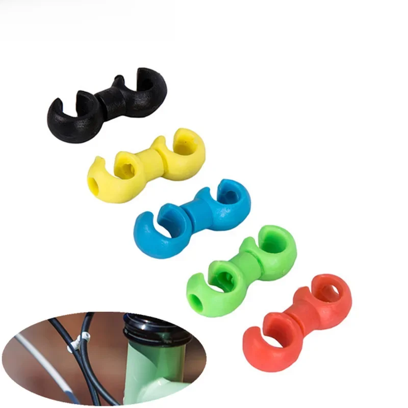 AliExpress ZTTO 10pcs MTB Road Bike Brake Shifting Cable Housing Rotating S-Hooks C-Clips Cable-Cross Mountain Bike Parts