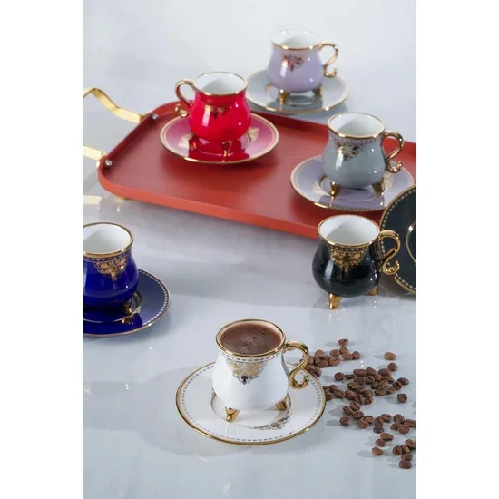 

Acar Porcelain Set of 6 Cups White CLK-010085-12 Acar Porcelain Set of 6 Cups White
