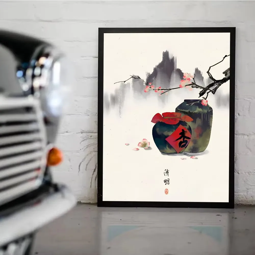 China painting Poster Stickers art wall Murals decor Game Room Decor Gifts Kawaii HD painting