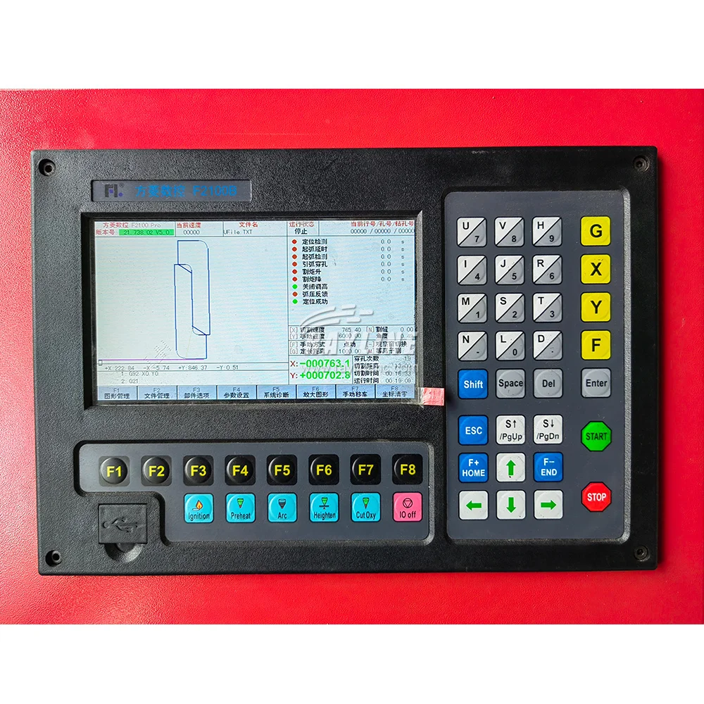 

220V Small CNC Plasma Cutting Machine with Stepper Motor Featuring Core Components Bearing and Gear