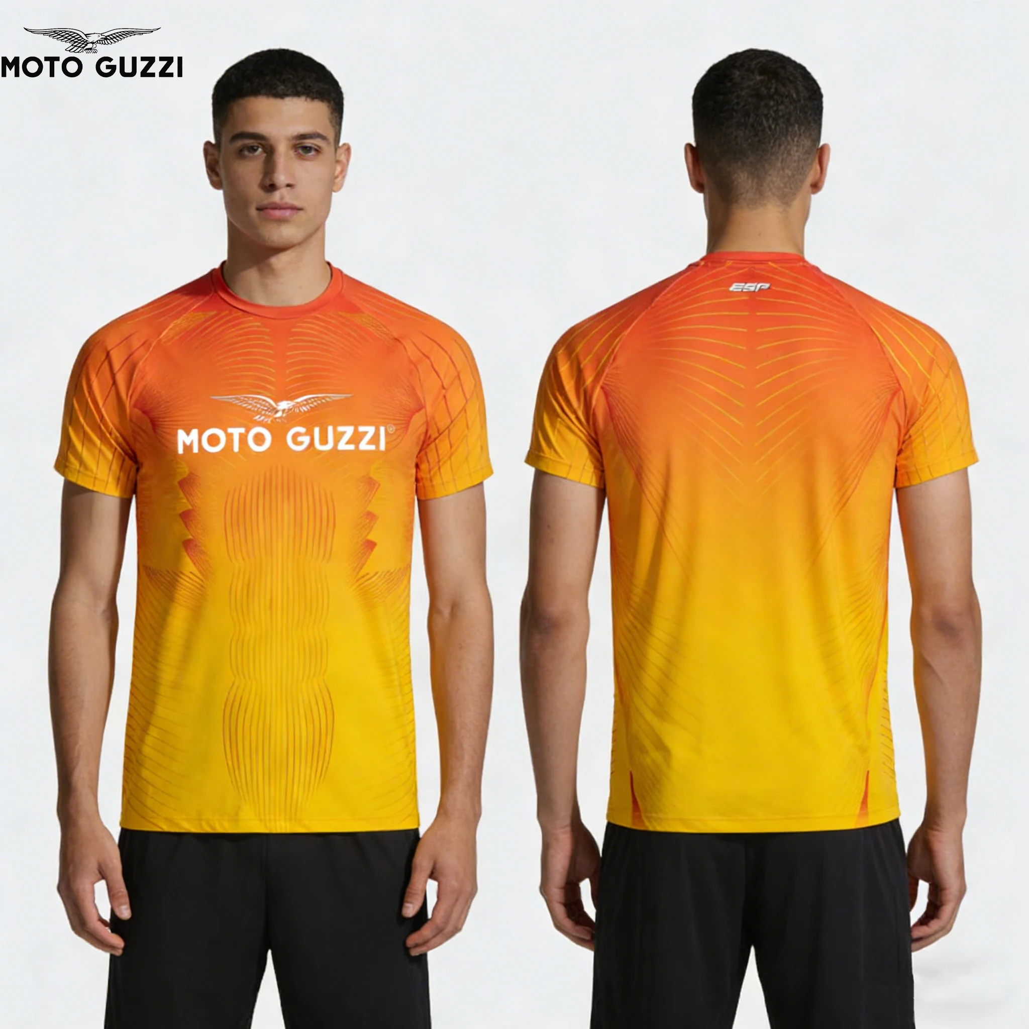 

Мужская футболка Moto Guzzi с 3D принтом, быстросохнущая, дышащая, с короткими рукавами, повседневная, для фитнеса, для мотоциклистов, для гонок