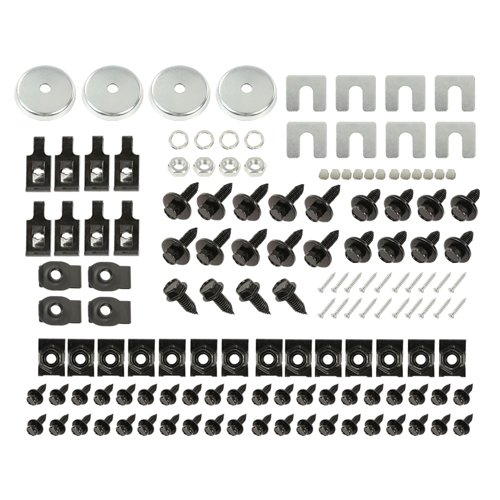 

Fit for 1964-1976 Gm a Body Front End Sheet Metal Hardware Bolt Kit 170Pcs New