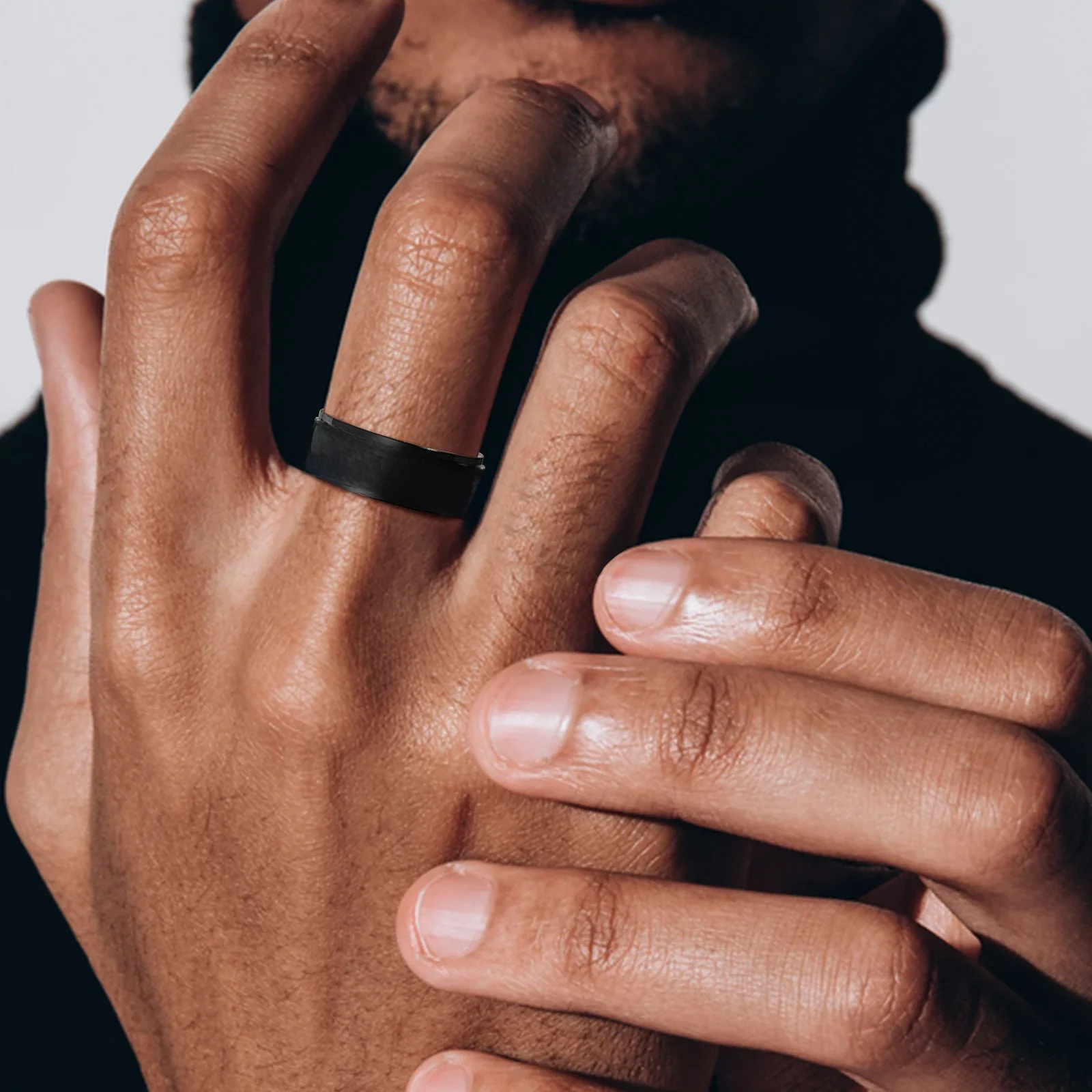 Vnox-Bagues en acier inoxydable pour hommes, bande de mariage spinner, bijoux décontractés, accessoire de libération souligné, rétro punk, rune viking, 6mm, 8mm