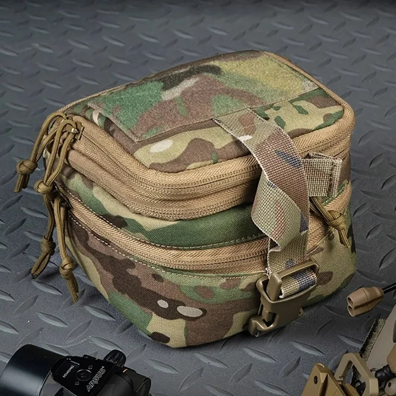 Tactical Night Vision Goggle Pouch NVG Case Molle Utility Storage Bag Padded Protective Holder Outdoor Adventure Expandable Pro