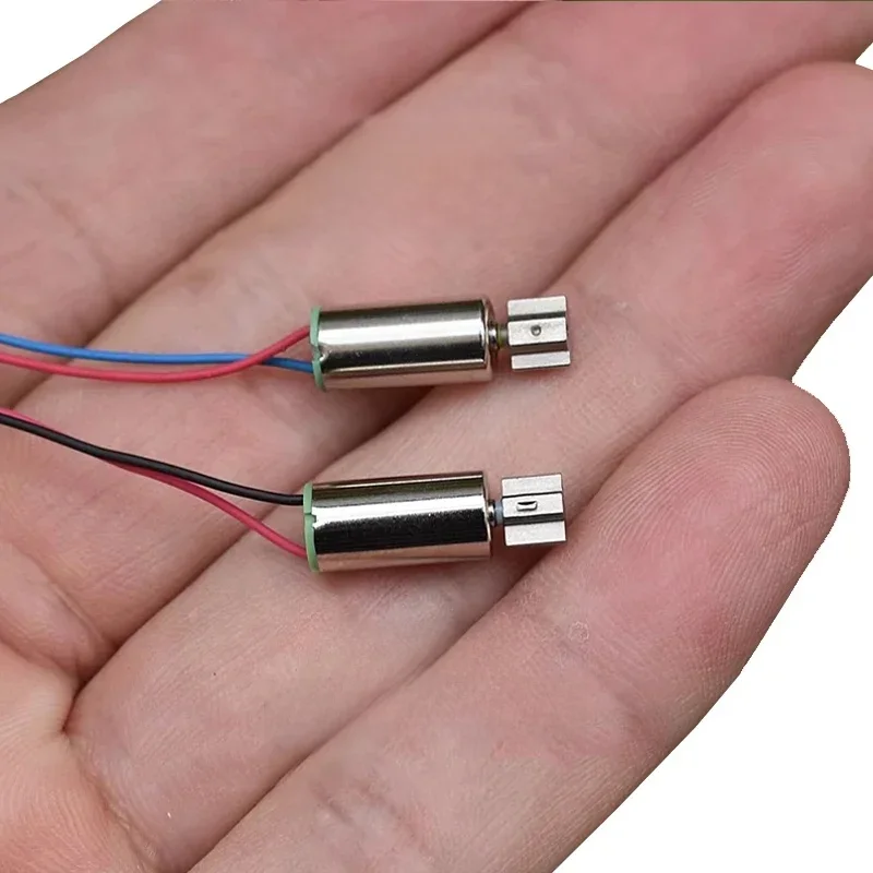 Mini moteur de vibration sans noyau, moteur de vibrateur vibrant, brosse à dents bricolage, masseur jouet, mini 6mm * 12mm, DC 1.2V, 1.5V, 2.4V, micro 612