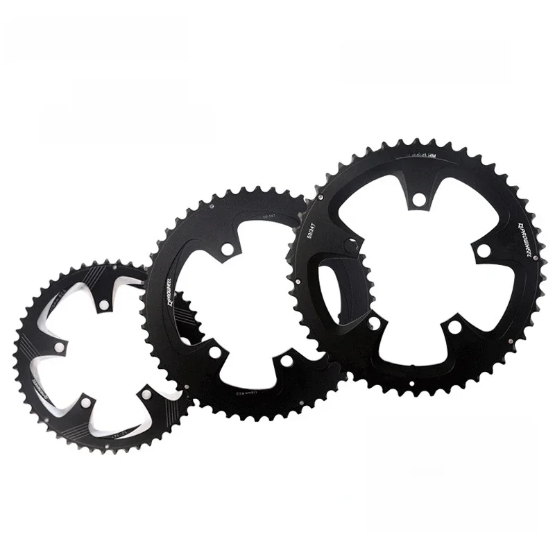 AliExpress NONE PROWHEEL 110BCD Chainring 34T 50T Road Bike Chainring 9/10/11 Speed Double Speed 110 BCD Bicycle Chainwheel Bike Part