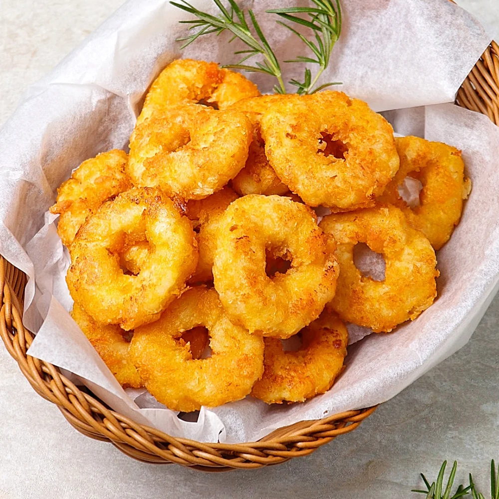 Whole Shrimp Rings 1kg (approx. 33 pieces), Seafood Rings, Shrimp Cutlet, Shrimp Tempura/Fried Shrimp