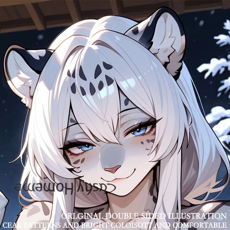 

Animals Snowleopard Game Character Dakimakura Body Pillow Cover HD Print Premium Fabric Anime Fans Gift Pillow Cover