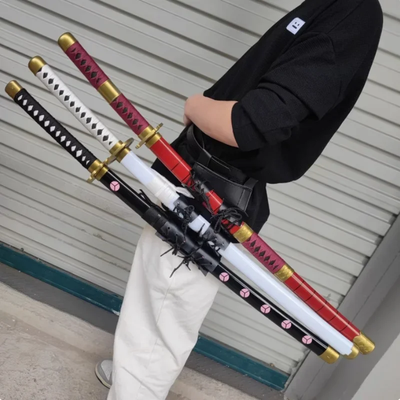72cm One Piece Cosplay Roronoa Zoro Katana Schwert PU Yuki Schwert Rollenspiel Aki Mizu Samurai Heimdekoration Party Jungen Geschenke Modell