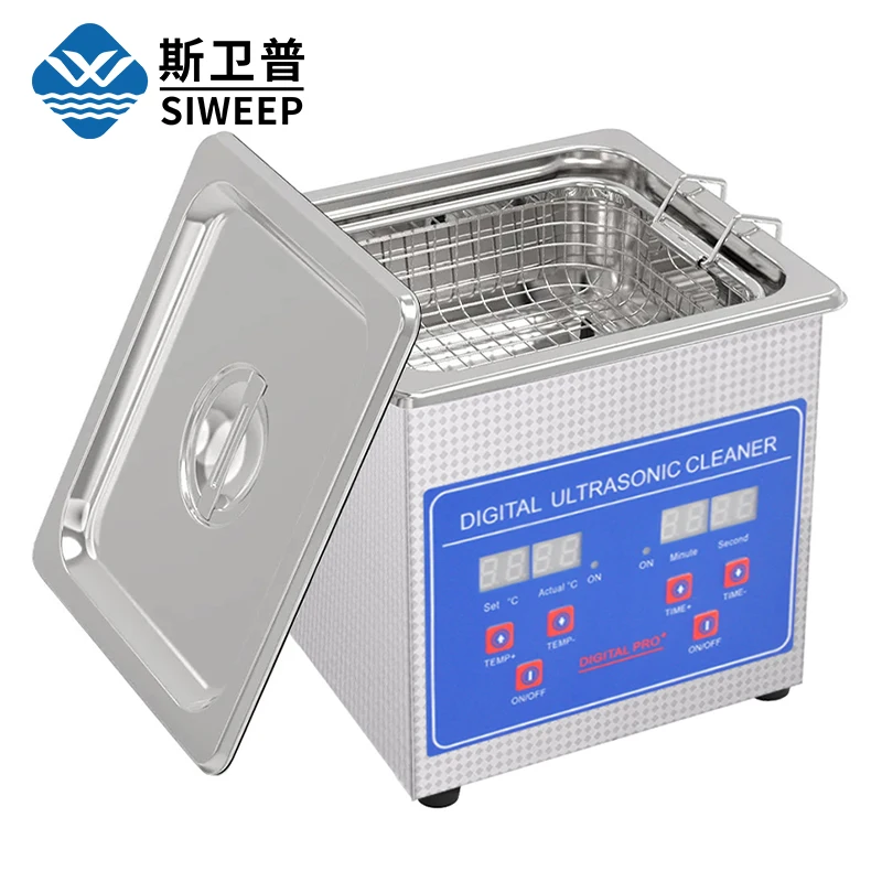 

1.3L Lab Tabletop Digital Ultrasonic Cleaning Machine Basket Kit Bath Jewelry Watch Dental Glasses 110V 220V Ultrasound Cleaner