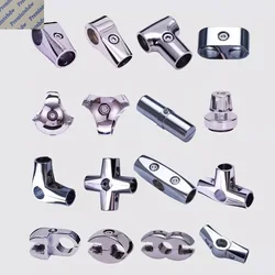 4Pcs Aluminum Dia.25mm Pipe Joint Fixing Clamp Hex Socket Bolts Elbow Tee Cross Joint DIY Scaffold Shelf Display Storage Rack