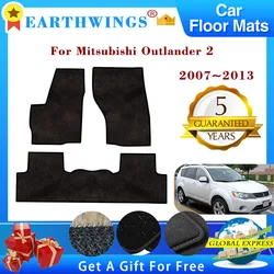Auto Vloermatten Voet Pads Voor Mitsubishi Outlander 2007 ~ 2013 2008 Peugeot 4007 Footpads Tapijten Panel Tapijten Pad Auto accessoires