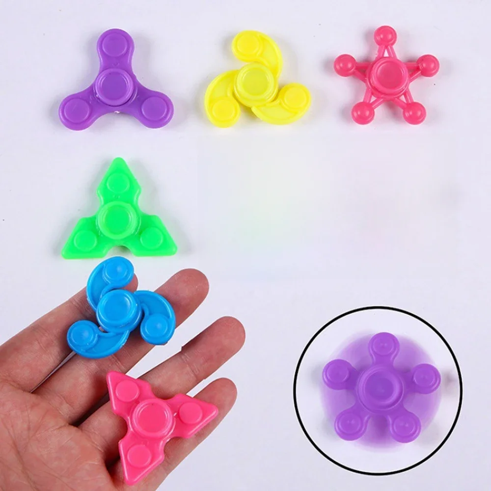 Mini jouets gyroscopiques aléatoires pour enfants, garçons et filles, Fidget Spinners, jouets anti-Stress sensoriels, Spinner à main, cadeaux de fête, 12/24 pièces