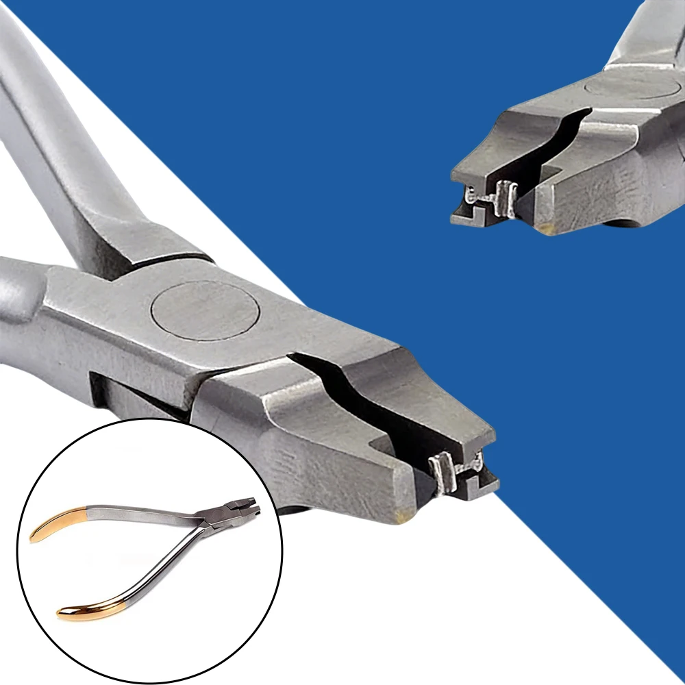 

Dental Crimpable Hook Placement Plier – Stainless Steel Orthodontic Forceps for Precise Hook Clamping, Dentist Tool