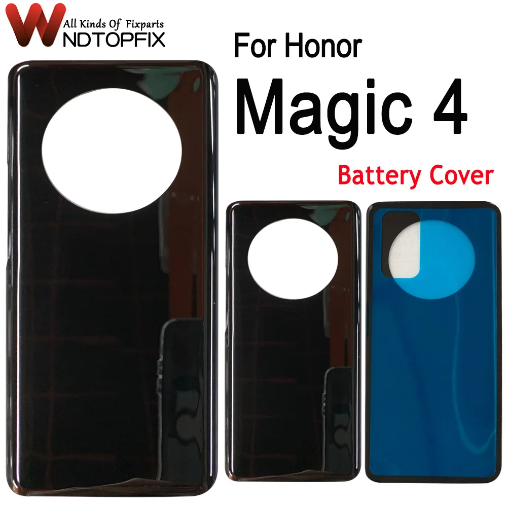 

New Back Housing For Honor Magic4 Battery Cover Back Door Replace LGE-AN00 Battery Case 6.81" For Magic 4 Back Cover With Logo