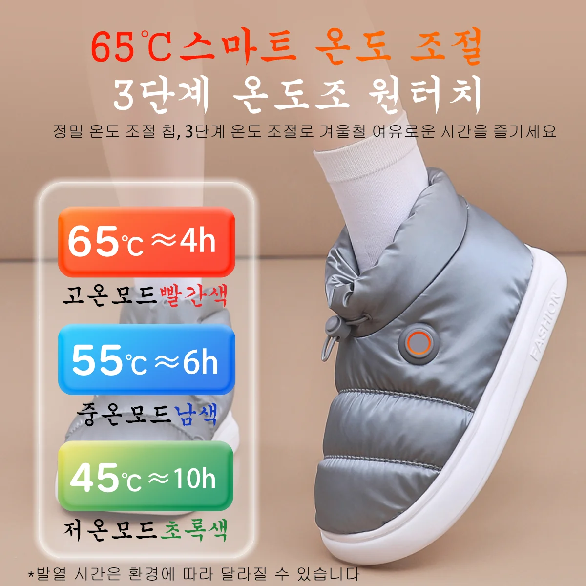 Same day shipping Winter Special Gift heat shoes USB 3 phase temperature control Electric rechargeable smart heated insulated shoes pink/him ray/black