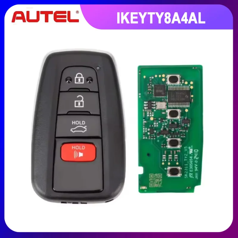 1PCS Autel IKEYTY8A4AL Universal Smart Remote Key 3+1 Buttons For Toyota For Autel Smart Key For KM100 IM508 IM608