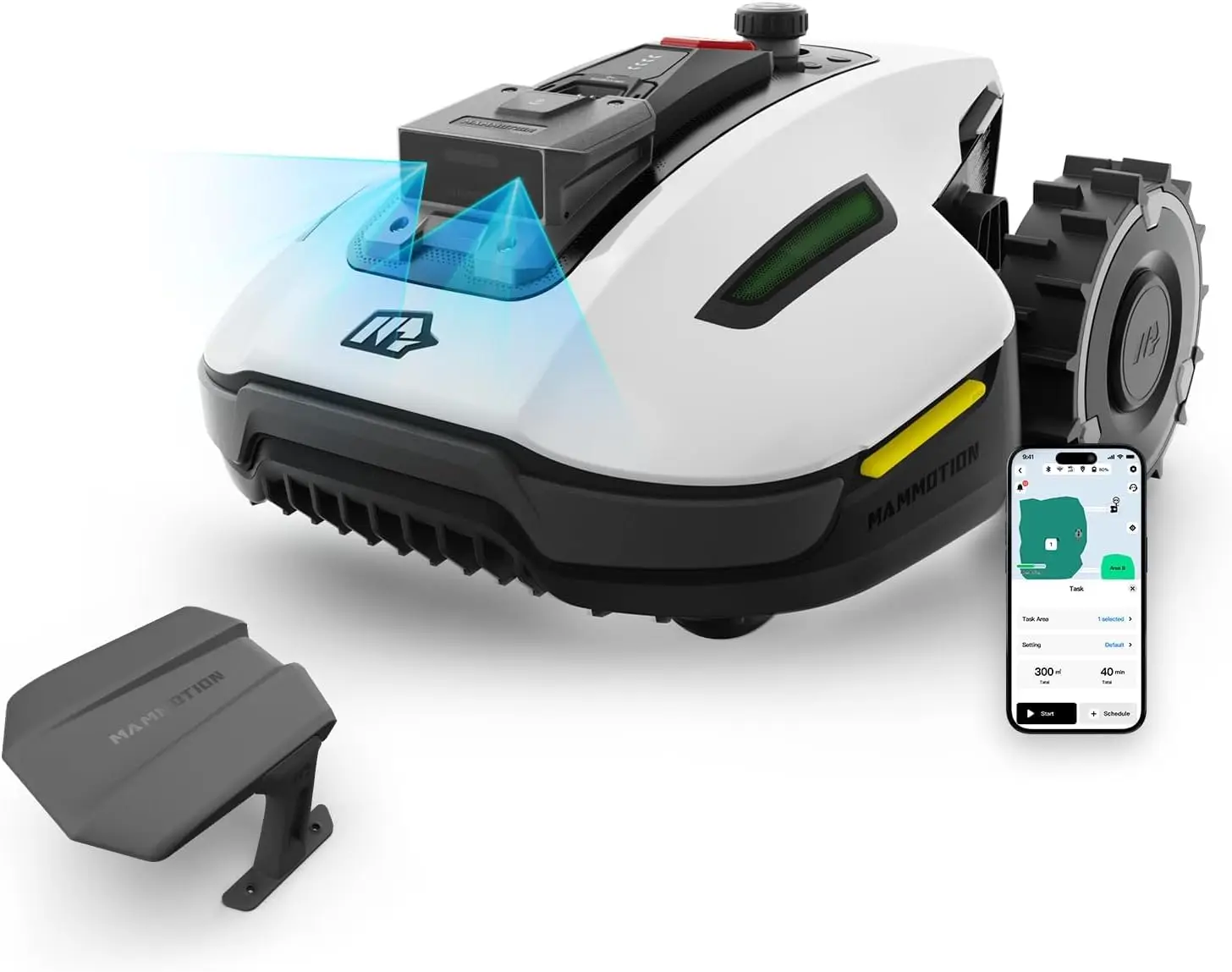 

FAST SELLING YUKA Mini 500H Robotic Lawn Mower Reception 0.12 Acre, Max. 0.17 Acre, Ultrasense AI Vision+ RTK Positioning