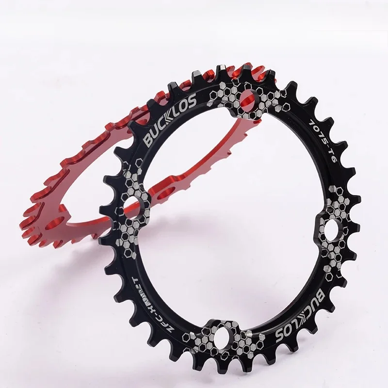 AliExpress BUCKLOS 104BCD Bicycle Chainring 30T-42T Round Oval Bicycle Chainwheel Aluminum Narrow Wide Chainring Mountain Bike Parts