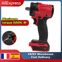 Electric Cordless Wrench Brushless Screwdriver Compatible For Milwaukee M18 Battery Drill Service Tool Car Truck Repair