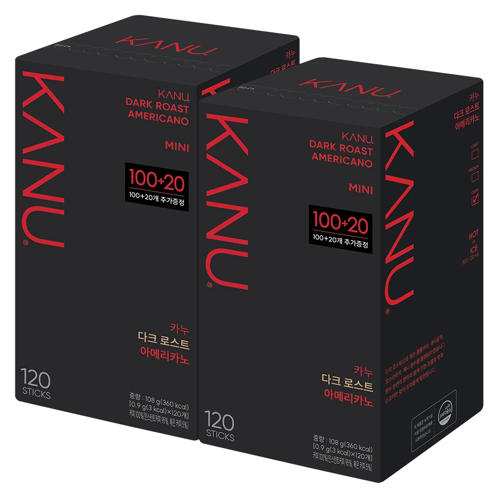 KANU Mini Dark Roast Americano 240 sticks.