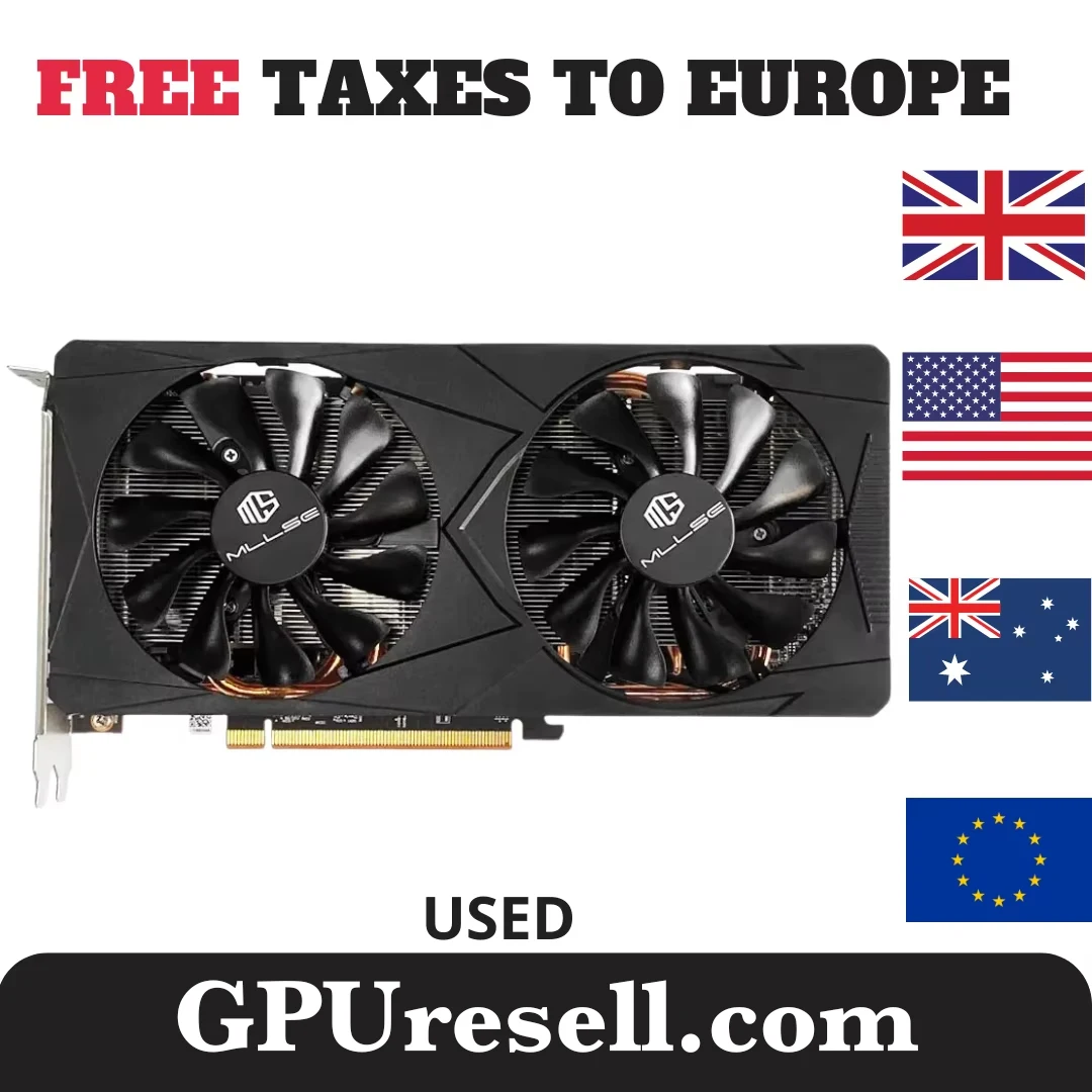 USED AMD RX 5700 XT 8GB Graphics Card GDDR6 256Bit PCI-E 4.0×16 6+8Pin Radeon GPU Rx 5700XT Gaming Video Card Placa De Video