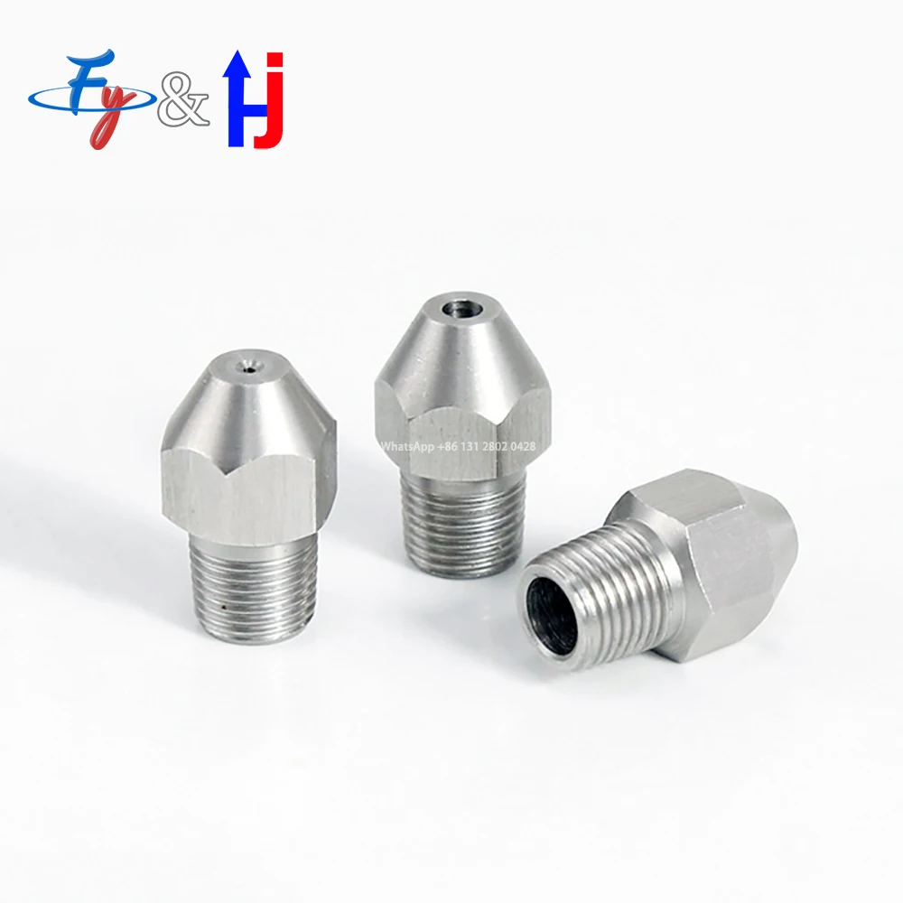 

Universal Linear Nozzle, 0 Degree Liquid Column Flow Tip, High Pressure Cleaning, Cutting Cone Nozzle, 1/8 ", 1/4", 3/8"