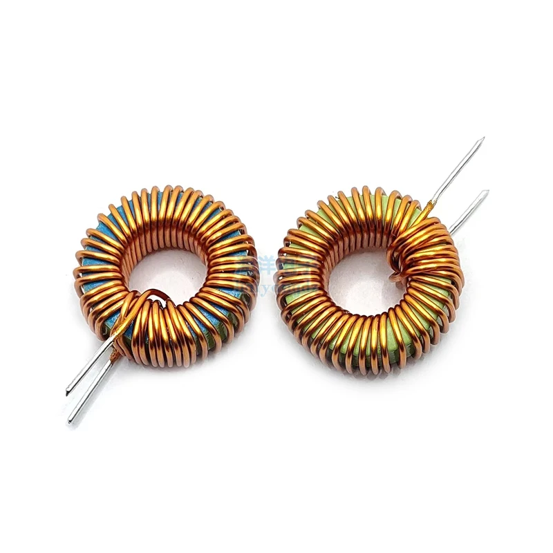 Horizontal-20mm 8052-100uH magnetic ring inductor 8A 0.8 wire magnetic ring inductor coil