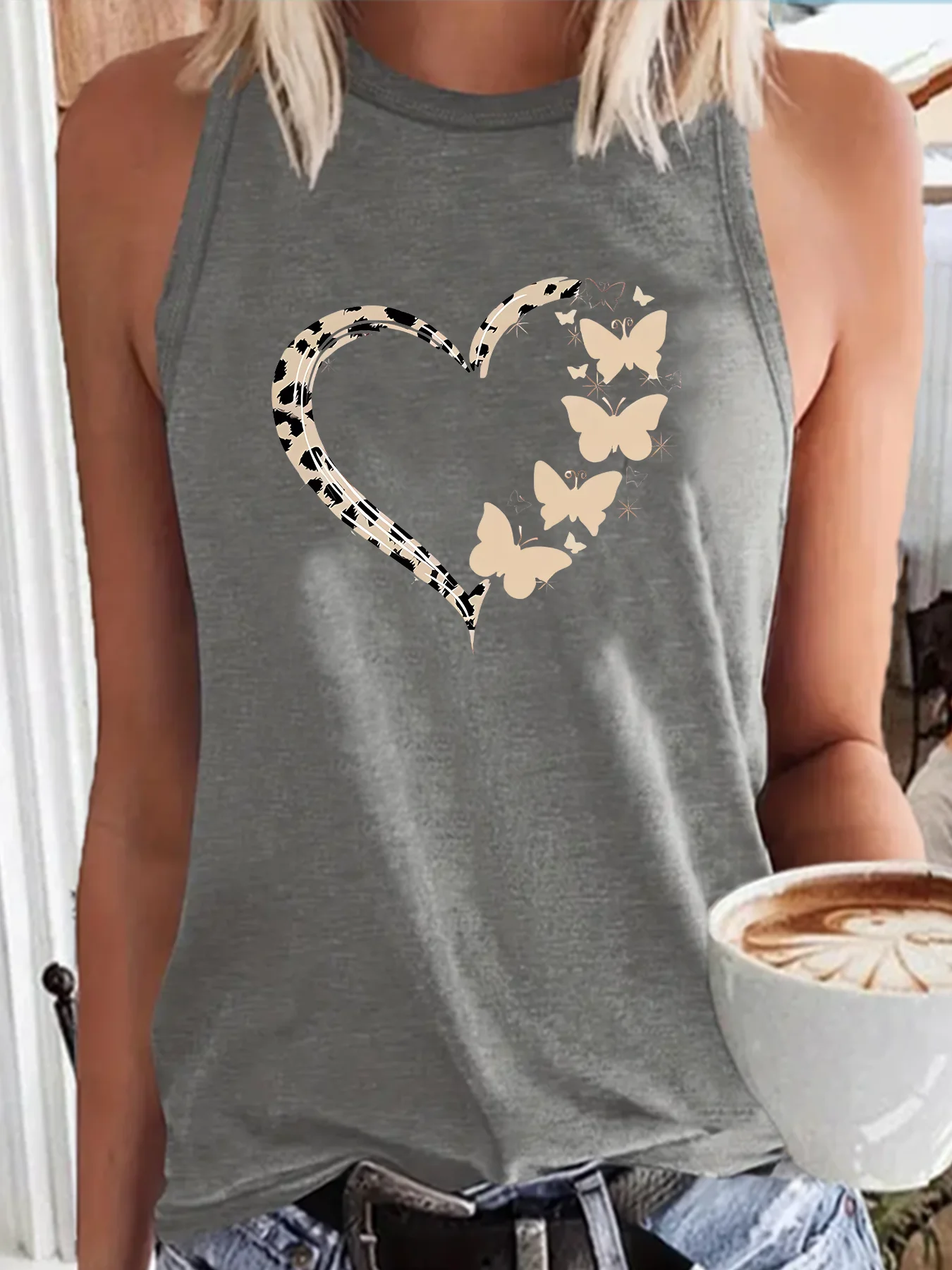 Summer latest Clipart Butterfly Silhouette Fashion Sports Women's T-Shirt Harajuku Graphic Clothing Women's Top,Drop Ship