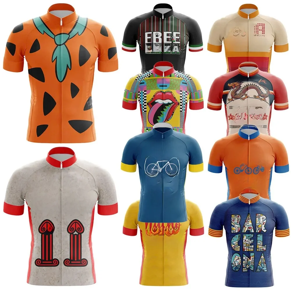 AliExpress Ghisallo Special Idiot Men Cycling Jersey for Men Short Sleeve  MTB Maillot Downhill Pro Team Mountain Bicycle Clothing Customized