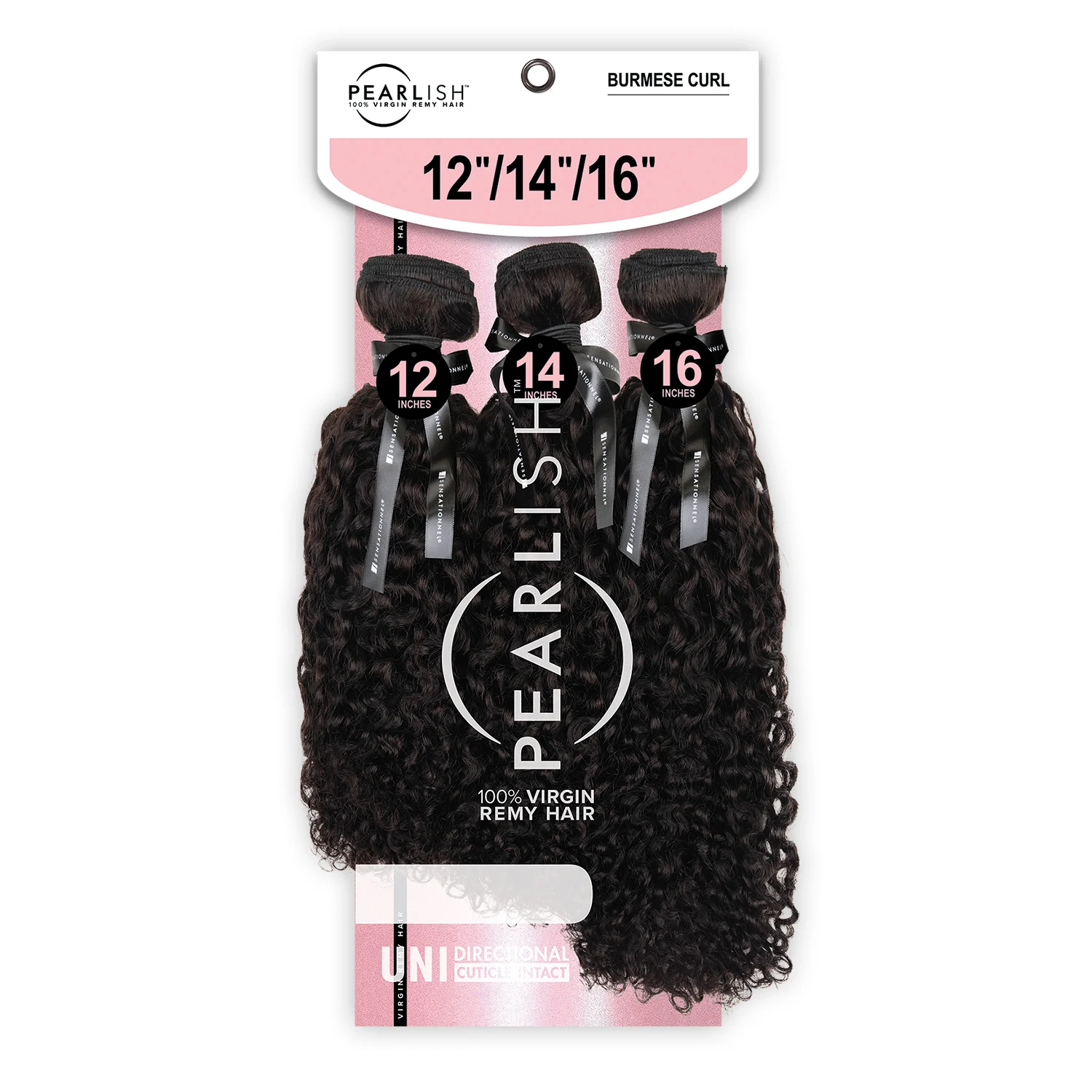 

Sensationnel Virgin Remy Human Hair Weave Pearlash 3X Multi Bundles бирманские завитки