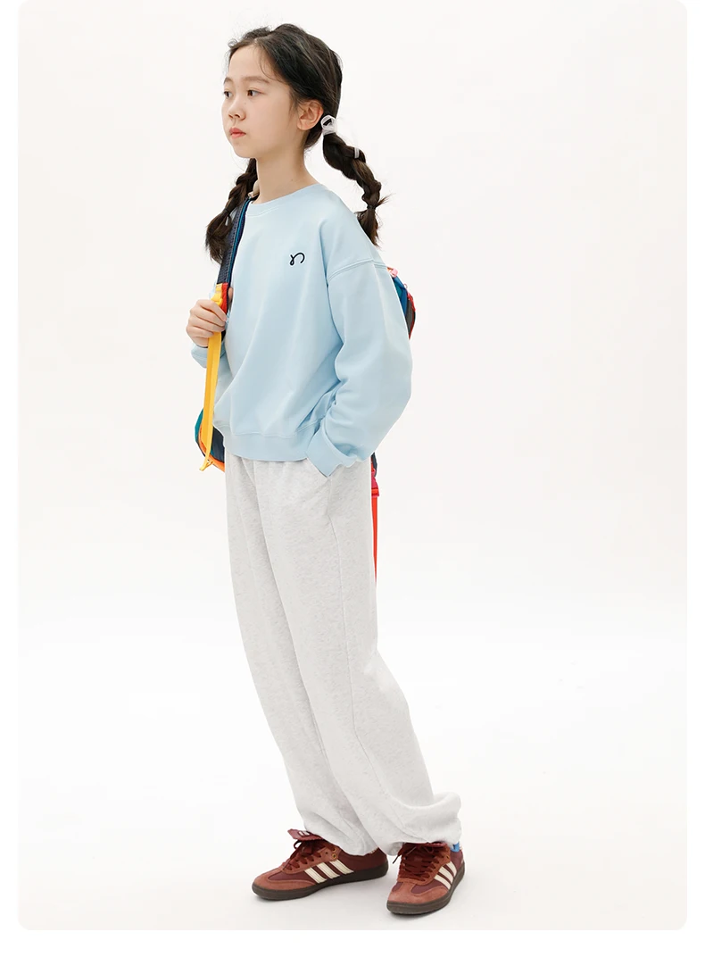Kids' Terry Lantern Cuffed Joggers Loose-fit Sweatpants