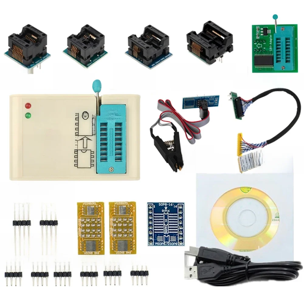 EZP2023+ Szybki programator USB 2.0 12 Mb/s Obsługa 25 FLASH 24 93 95 EEPROM BIOS Szybkie odczyty/zapisy — zdjęcie 2