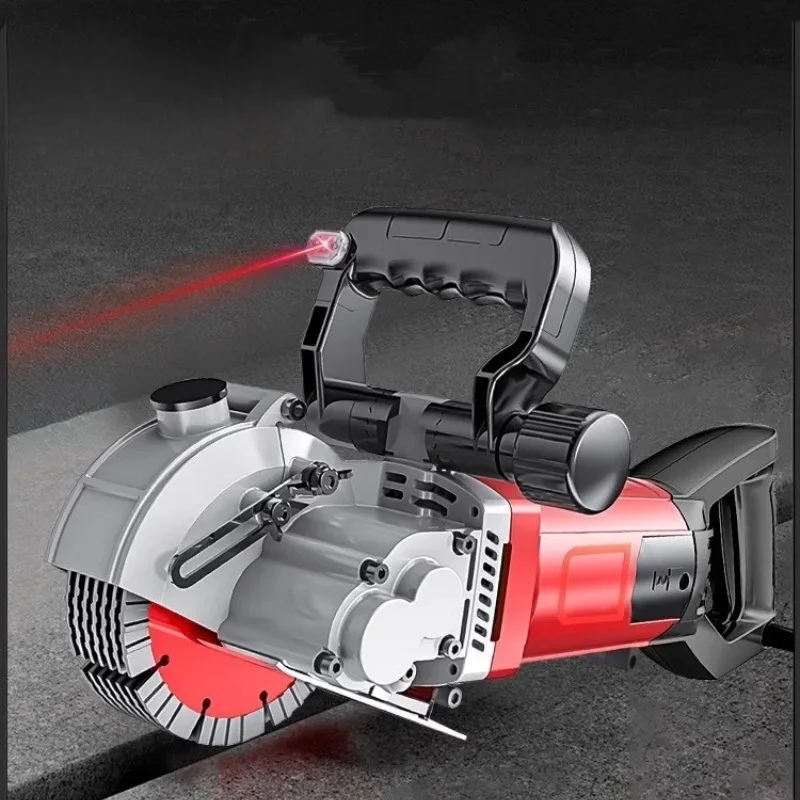 Electric Grooving Machine Automatic Wall Concealed Wire Groove Cutting Machine Slotting Machine Dustless Trenching Machine