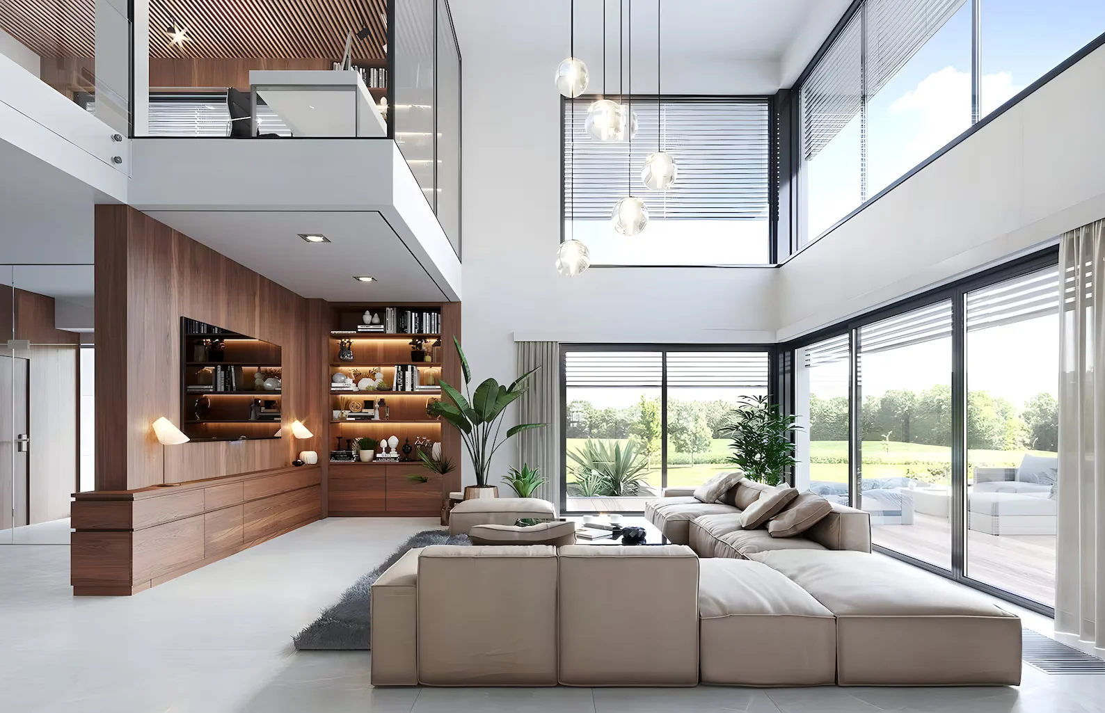 Bedruckte Pläne für modernes Haus, 15 m x 23 m |   4 Schlafzimmer + Loft |   410 m2 Villa Guide Booklet |   DIY-Blaupause (keine Materialien)