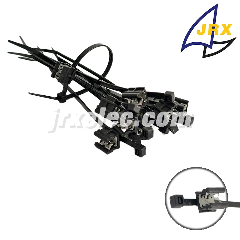 

156-00537 T50REC19 Кабельная стяжка EdgeClip 200 мм x 4,6 мм, черная PA66HS PA66HIRHS 15600537