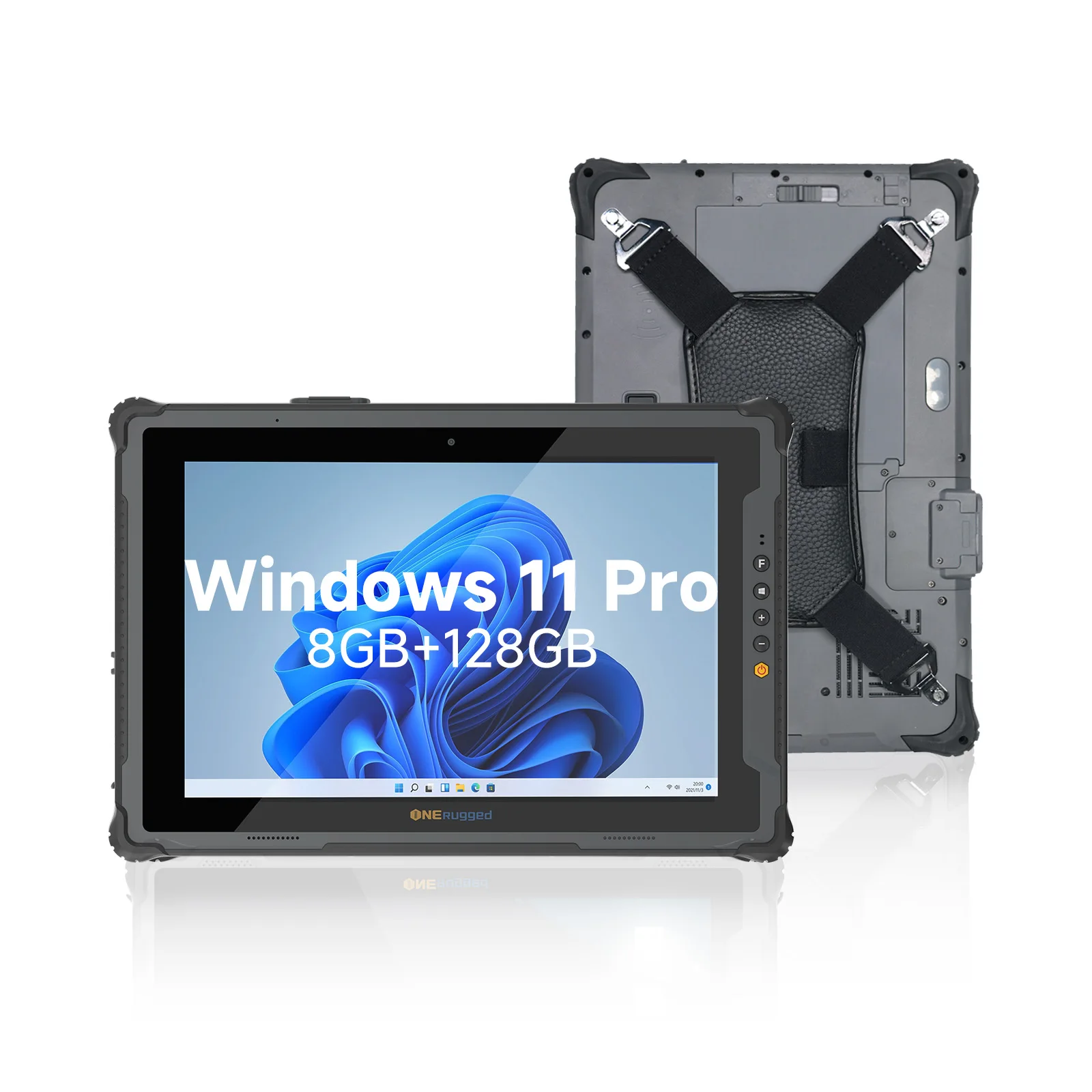 ONERugged Robustes Tablet M20A 12,2-Zoll-Windows-Tablet Industrial mit Fingerabdruck-NFC-GPS, abnehmbarem Hot-Swap-fähigem Akku