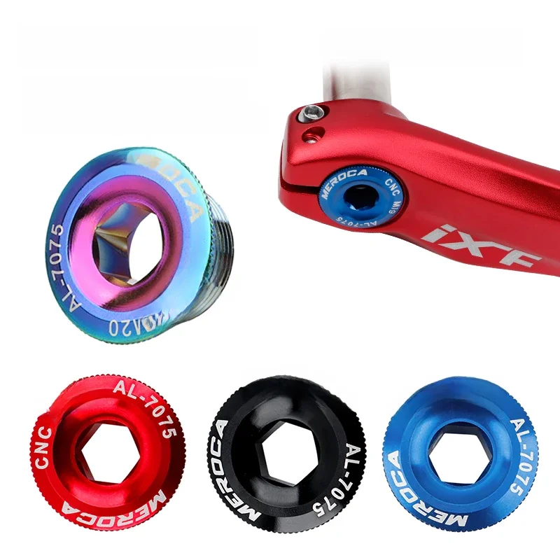 AliExpress MEROCA MTB Bicycle Crank Cover M15 M18 M19 M20 Mountain Bike Crankset Screws Aluminum Alloy CNC Bolt for Shimano/IXF/FS.A/XT/XTR