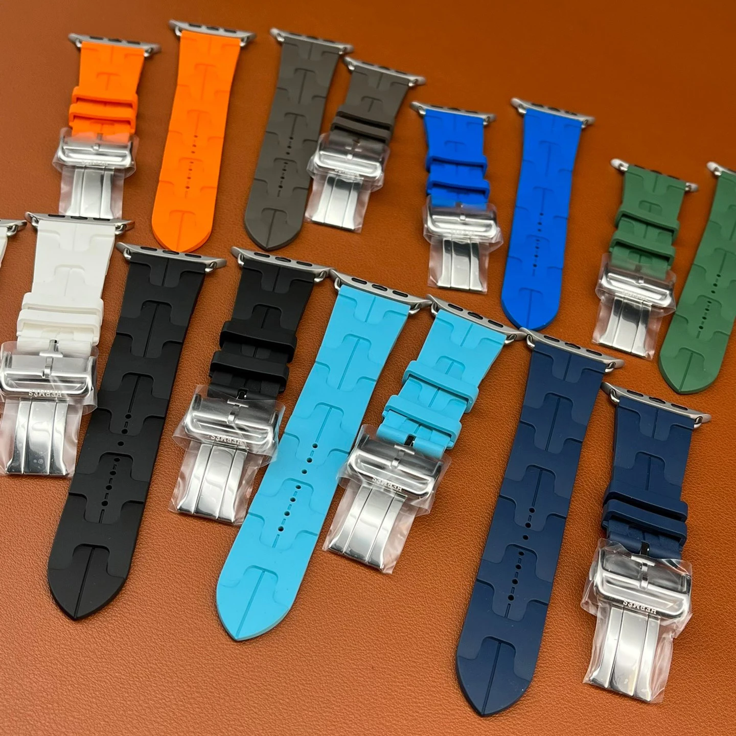 kilim-single-tour-butterfly-fluorine-rubber-with-cnc-connector-sport-replacement-band-for-apple-watch-ultra-series-11-10-9-8-7
