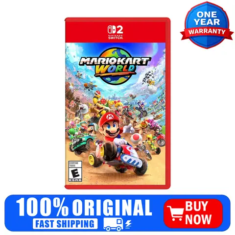 Mario Kart World Physical Video Game Card (Nintendo Switch 2)-Hong Kong Version