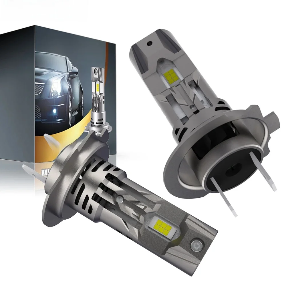 2x H7 Led Canbus bez błędu reflektor 360 ° H18 żarówki samochodowe 12v 55w lampy diodowe o dużej mocy dla VW Passat B6 CC B7 B8 B5 5 Golf 5 6 7 — zdjęcie 2