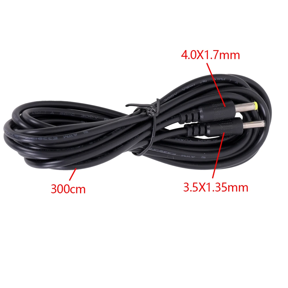 4.0x1.7 Extern Lengthened AV Cable for Hunting Trail Camera 5.0 3.5 Type C USB Cable Long Connector Solar Panel Power Cables