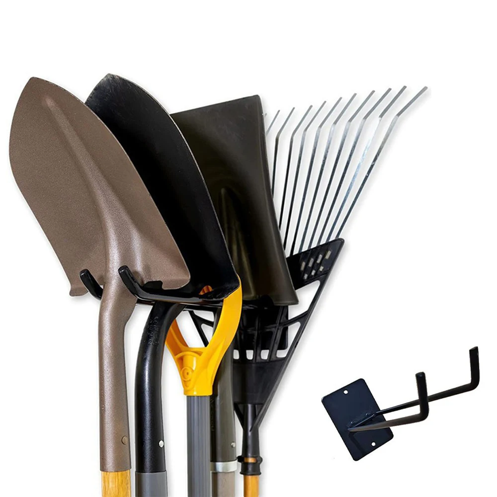 1PC Multi-Purposes Garden Tool Organizer Wall Holder Garage Storage Tool Storage System Hooks For Warehouse Garage Wall Hook