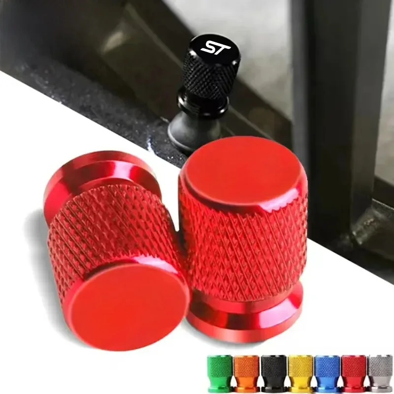 Bouchons de Valve de pneu de roue de voiture, couvercle de tige de pneu étanche, pour Ford ST FOCUS 2 3 Mondeo Fiesta Kuga MK2 MK3 MK4