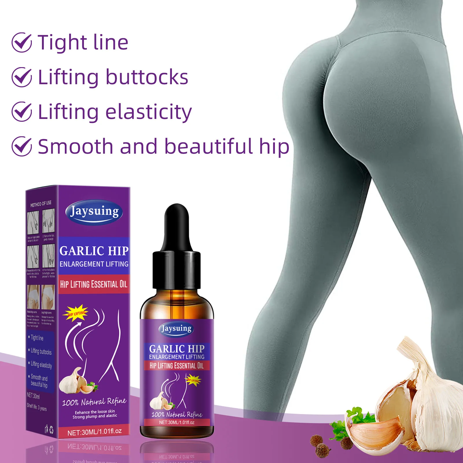 Buttock Enlargement Oils Butt Enhancer Plus Size Hip Lift Up S Shape Body Firming Nourishing Shaping Sexy Body Hip Lifting Oil