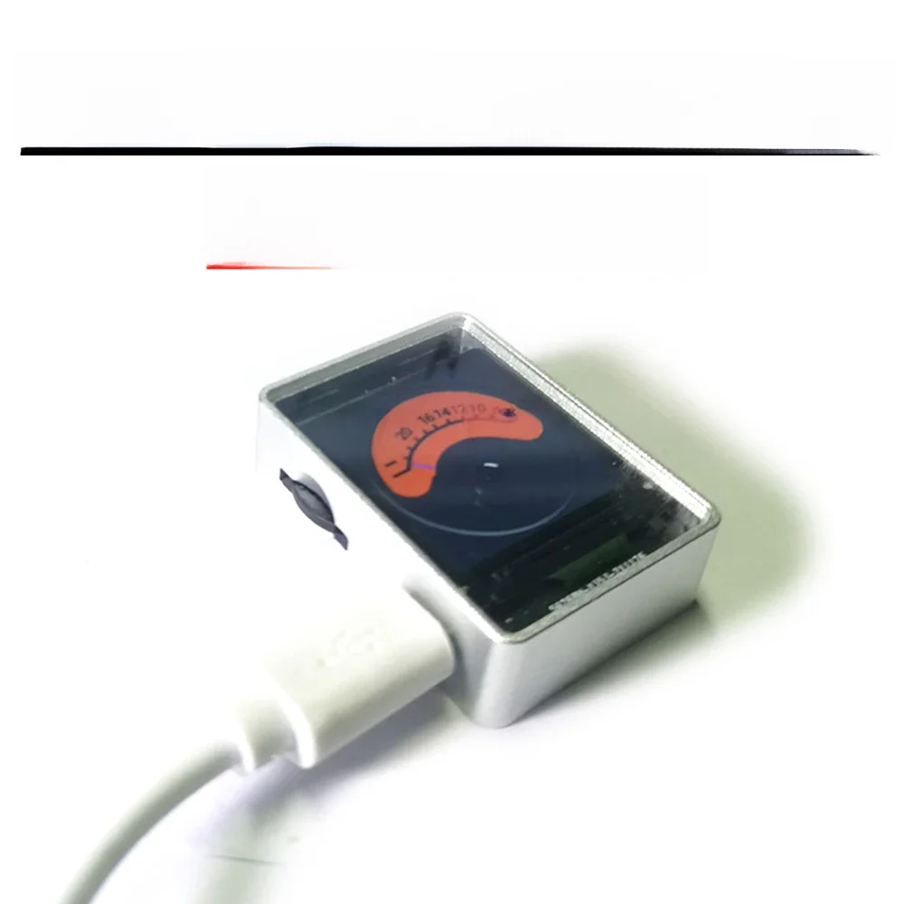 Wskaźnik poziomu HD LCD o przekątnej 1,3 cala Aktywowany głosem analogowy miernik VU Spektrum muzyki Cyfrowy wyświetlacz Analizator rytmu Wielomodowy GPS — zdjęcie 2