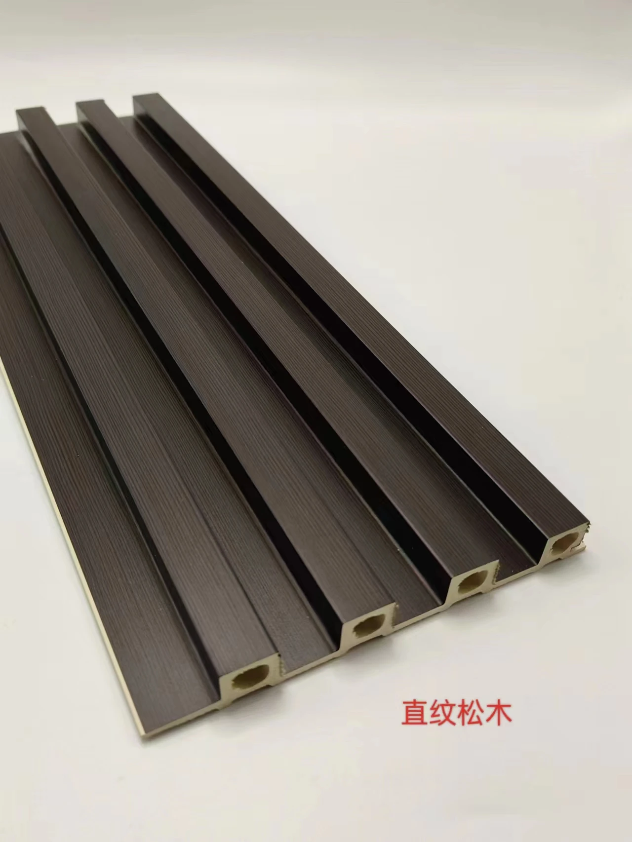 10 Pcs WPC Wall Panel 2300MM Length Fluted Interior Decoration Facade Building Bamboo Fiber Material Board