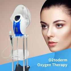 Venda quente o2toderm máquina de terapia oxigênio pistola para clareamento facial dispositivo remoção do enrugamento