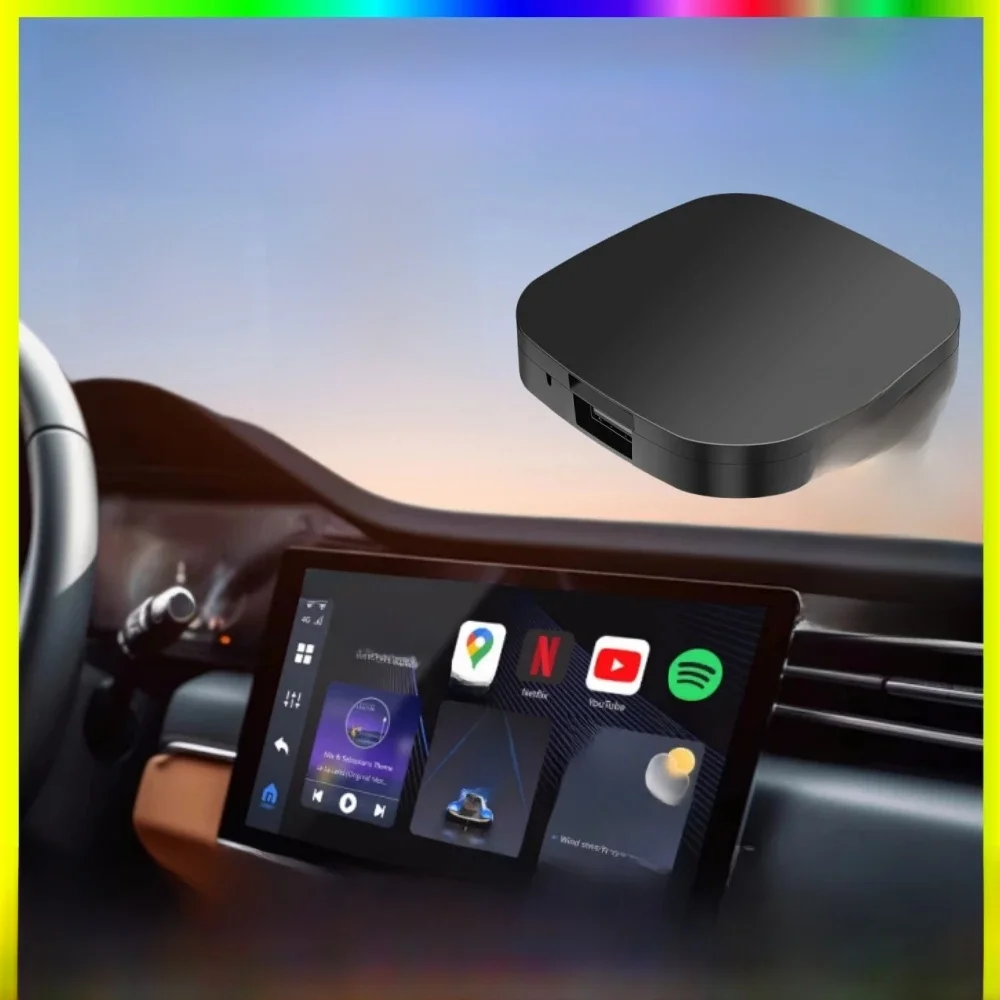 Nowy Smart CarPlay Ai Box Android 13 TV Box Wifi Bezprzewodowy Android Auto Wbudowany sklep do odtwarzania dla samochodów Netflix YouTube OEM CarPlay — zdjęcie 2